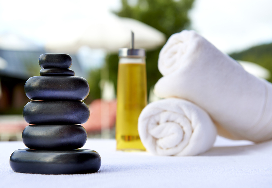Hot Stone and Massage oil
