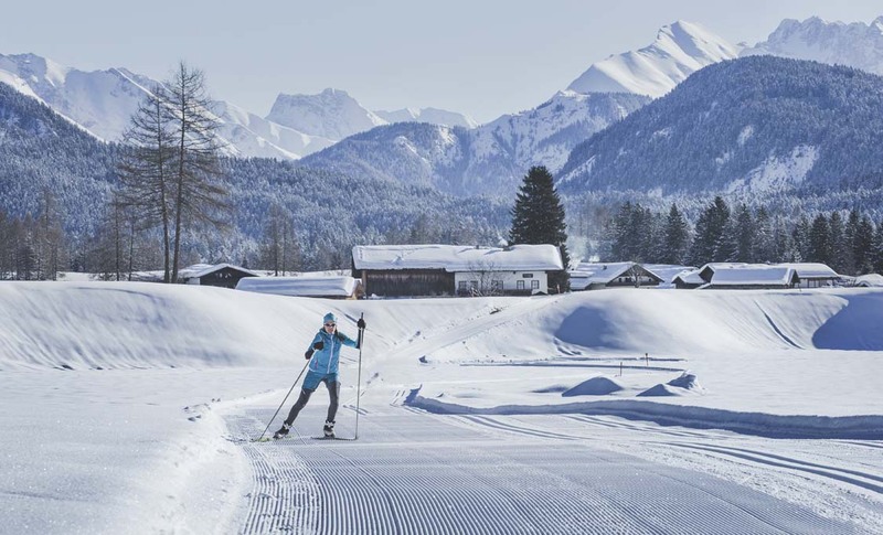 Pista di sci di fondo - Regione di Seefeld