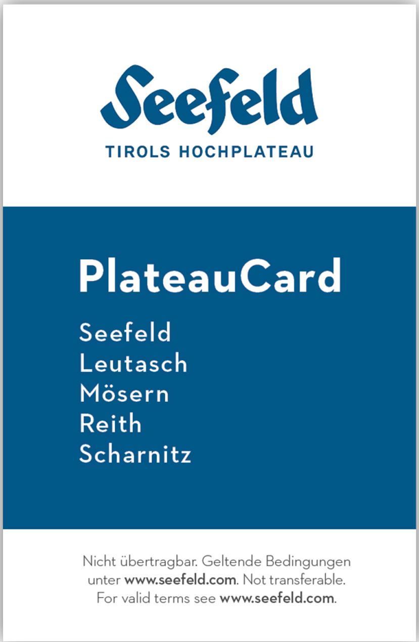 Region Seefeld - Tirols Hochplateau - Gästekarte