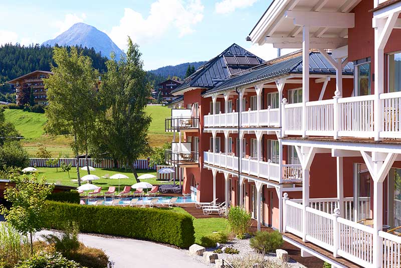 Vista esterna dell'Hotel Eden