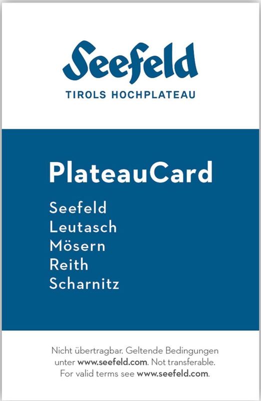 Region Seefeld - Tirols Hochplateau - Gästekarte