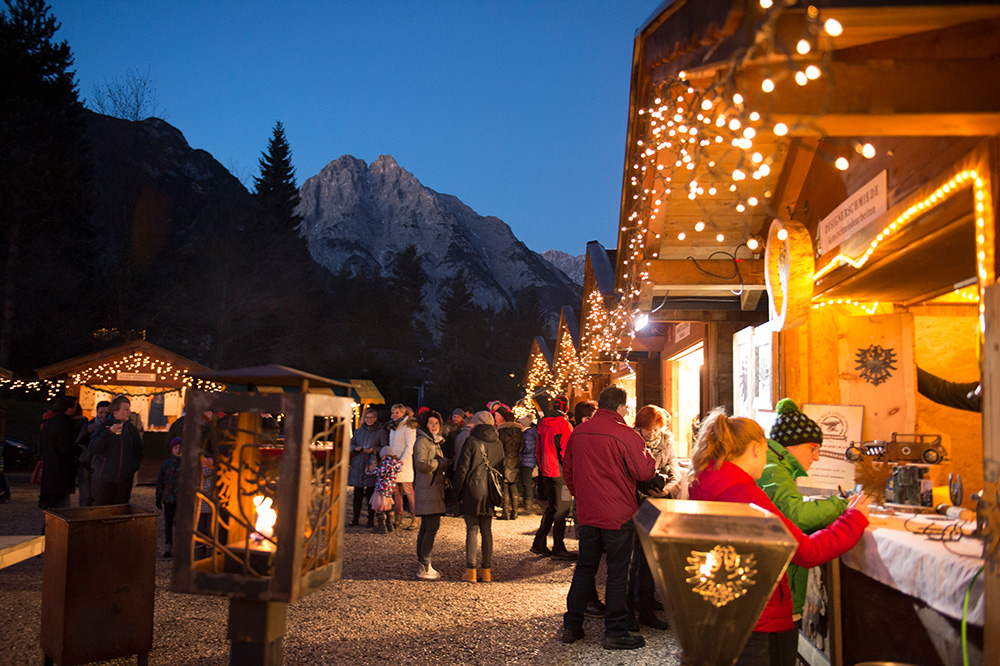 Leutascher Adventmarkt im Das Hotel Eden - Region Seefeld