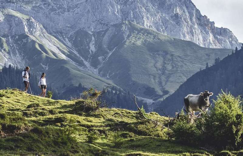 hiking in the most beautiful mountains