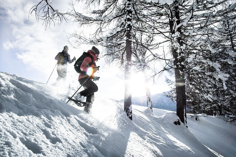 Schneeschuhwanderung in der Region Seefeld in Tirol