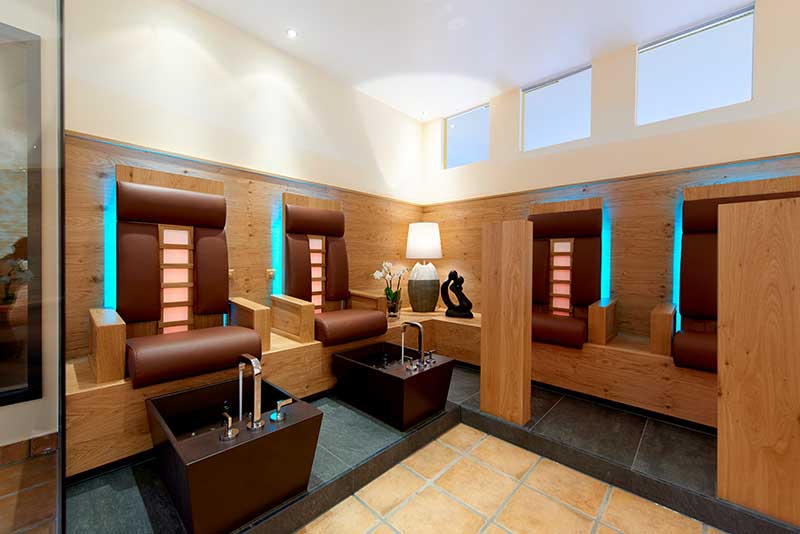 Percorso Kneipp a infrarossi al Das Hotel Eden - hotel benessere a Seefeld