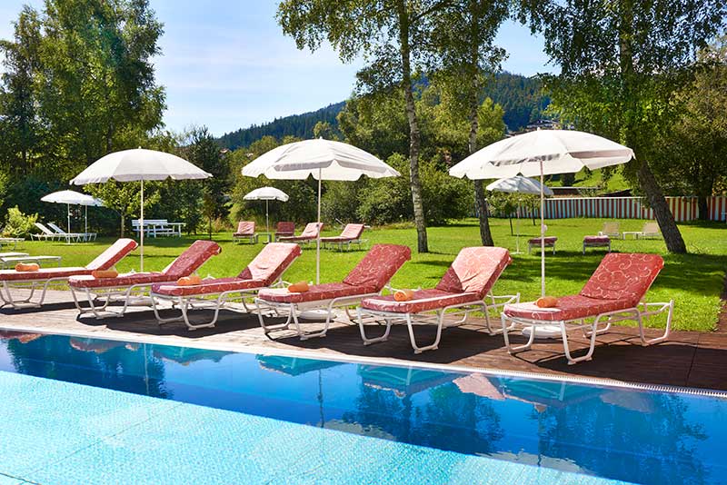 Outdoorpool im Das Hotel Eden 